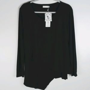 Gamiss Black Asymmetrical Top